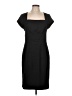 Reiss Solid Black Cocktail Dress Size 10 - photo 1