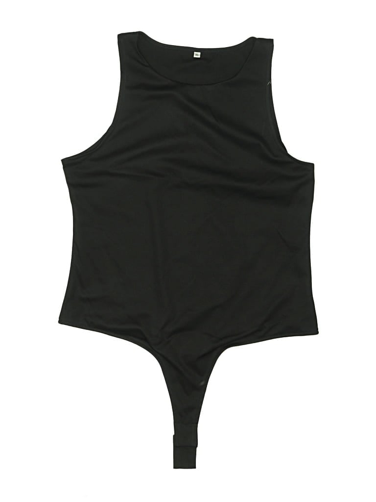 Pre-owned Unbranded Bodysuit In Black