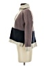 Madewell Color Block Brown Wool Pullover Sweater Size S - photo 5
