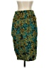 Lularoe Print Teal Casual Skirt Size XS - photo 2