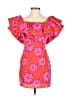Rhode 100% Linen Tropical Pink Cocktail Dress Size 2 - photo 1