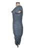 Venus Solid Gray Cocktail Dress Size M (estimated) - photo 5