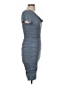 Venus Solid Gray Cocktail Dress Size M (estimated) - photo 4