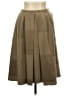 Assorted Brands Solid Brown Tan Casual Skirt Size 10 - photo 1
