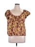 Assorted Brands 100% Tencel Gold Short Sleeve Blouse Size XL - photo 1