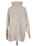 Free People Metallic Tan Turtleneck Sweater Size S - photo 2