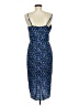 Chelsea28 100% Polyester Stars Blue Cocktail Dress Size M - photo 2