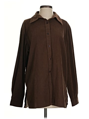 Denim & Co Long Sleeve Blouse (view 1)