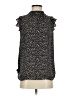Ann Taylor LOFT Floral Black Sleeveless Blouse Size S - photo 1