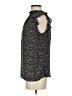 Ann Taylor LOFT Floral Black Sleeveless Blouse Size S - photo 5
