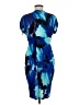 Lily Print Blue Cocktail Dress Size M - photo 2