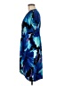 Lily Print Blue Cocktail Dress Size M - photo 5