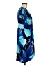 Lily Print Blue Cocktail Dress Size M - photo 4