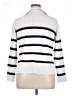 Laundry by Shelli Segal Stripes White Pullover Sweater Size XL - photo 2