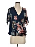 Unbranded Blue Short Sleeve Blouse Size S - photo 1