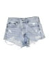 AGOLDE 100% Cotton Hearts Blue Denim Shorts Size 24 waist - photo 1