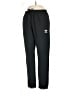 Adidas 100% Polyester Black Track Pants Size L - photo 1