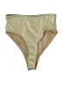 Triangl Metallic Gold Swimsuit Bottoms Size S - photo 1