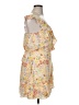 A. Byer 100% Polyester Floral Yellow Cocktail Dress Size XL - photo 4