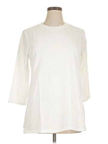 Attitudes by Renee 3/4 Sleeve T-Shirt (view 1)