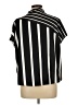 Shein Stripes Black Short Sleeve Blouse Size 12 - photo 2