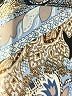 Veronica M. Paisley Blue Casual Pants Size XL - photo 7