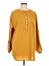 Misslook Yellow 3/4 Sleeve Blouse Size L - photo 1