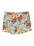 Ann Taylor LOFT Floral Ivory Shorts Size 00 - photo 2