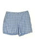 J. McLaughlin Checkered-gingham Blue Shorts Size 0 - photo 1
