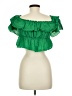 Zara Green Short Sleeve Blouse Size M - photo 2