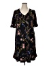 CeCe Floral Black Casual Dress Size 1X - photo 1
