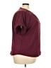 Unbranded 100% Polyester Burgundy Short Sleeve Blouse Size 3X - photo 4