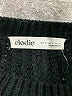 Elodie 100% Acrylic Solid Black Pullover Sweater Size M - photo 7