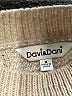 Davi & Dani Floral Ivory Pullover Sweater Size M - photo 7