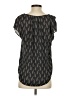 H&M Conscious 100% Polyester Black Short Sleeve Blouse Size 4 - photo 2