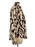 Shein Animal Print Tan Long Sleeve Blouse Size L - photo 4