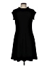 Nik and Nash Solid Black Casual Dress Size L - photo 1