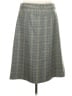 David N 100% Polyester Plaid Gray Casual Skirt Size 10 - photo 2
