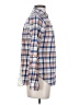 Isabella Sinclair 100% Cotton Plaid Blue Long Sleeve Button-Down Shirt Size XS - photo 4