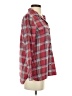 Madewell 100% Cotton Plaid Red Long Sleeve Button-Down Shirt Size XS - photo 4