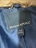 Banana Republic 100% Cotton Solid Blue Coat Size XS - photo 6