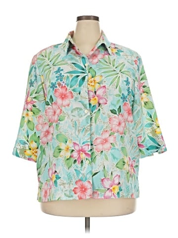 Allison Daley 3/4 Sleeve Blouse (view 1)