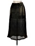 Trimmings 100% Polyester Metallic Black Casual Skirt Size M - photo 2