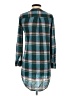 Akemi + Kin Plaid Teal Long Sleeve Blouse Size XS - photo 2
