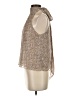Intermix 100% Silk Tan Sleeveless Silk Top Size P (petite) - photo 5