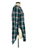 Akemi + Kin Plaid Teal Long Sleeve Blouse Size XS - photo 4