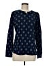 wonderly Blue Long Sleeve Blouse Size M - photo 1