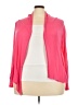 Active Basic 100% Rayon Pink Cardigan Size 3X - photo 1