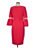 J Howard Solid Red Casual Dress Size 6 - photo 2