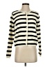 Unbranded 100% Polyester Stripes Ivory Cardigan Size S - photo 1